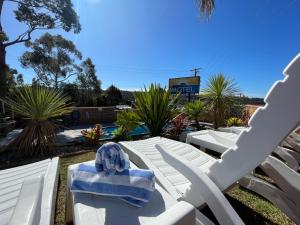 Balkón nebo terasa v ubytování Ocean View Motor Inn Merimbula