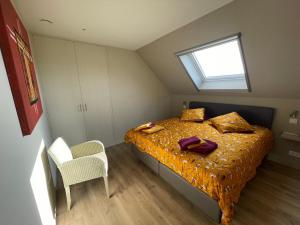 Cama o camas de una habitación en Landhuis Soetendaele