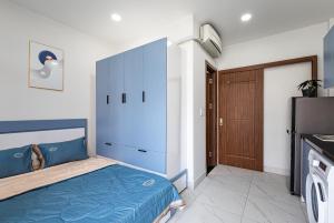 Krevet ili kreveti u jedinici u objektu D.Ka Home 109 Tân Trang