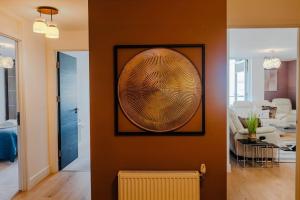 Area soggiorno di Marina with a view / 2 bd flat