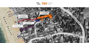 uma representação de um plano de desenvolvimento do sítio em The Baga Domingo-TBV em Baga