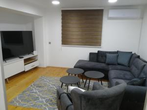 אזור ישיבה ב-VILLA ORYX free double garage parking