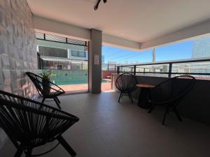 Μπαλκόνι ή βεράντα στο Anito Petry Residence - Apto para 7 pessoas na Praia de Palmas