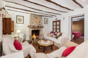 Posezení v ubytování Casa Rural Atalaya-Coy