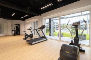 Phòng/tiện nghi tập thể dục tại A70 Laguna Beskidów Wellness&Spa Żeglarski