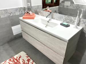 Koupelna v ubytování Villa Alzoni