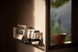 Príslušenstvo na prípravu kávy alebo čaju v ubytovaní Hostal Montserrat