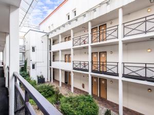 Balkón nebo terasa v ubytování B&B Hotel Ingolstadt-Ost