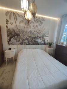 Posteľ alebo postele v izbe v ubytovaní Villa lujosa con spa, piscina y sala de juegos PRIVADOS