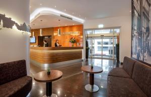 Khu vực ghế ngồi tại Hotel IMLAUER Wien