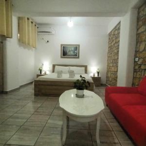 Posezení v ubytování Sunset Guest house