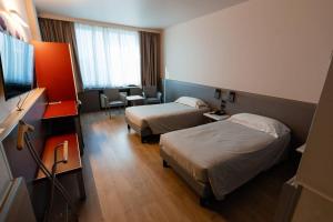 Hotel Ristorante I Castelli客房内的一张或多张床位