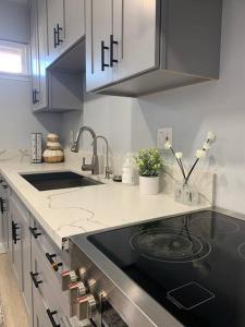 Η κουζίνα ή μικρή κουζίνα στο Guesthouse near Disney, Walmart with private parking