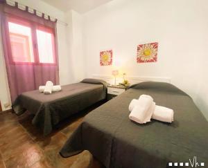 Posteľ alebo postele v izbe v ubytovaní VH Costa Blanca - ALOMBRA