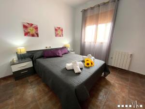 Posteľ alebo postele v izbe v ubytovaní VH Costa Blanca - ALOMBRA