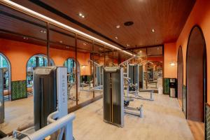 Fitness centrum a/nebo fitness zařízení v ubytování Lahabana Huahin