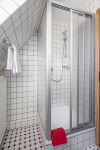 Koupelna v ubytování Ferienwohnung Dünenrose