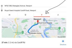 a screenshot of a map of the newport car park at The Amazing Welsh Oasis! in Newport
