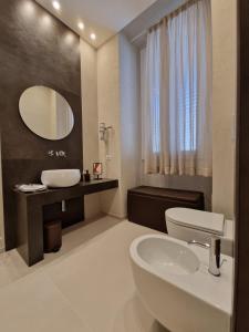 Koupelna v ubytování AP Luxury Room