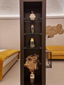 Postel nebo postele na pokoji v ubytování AP Luxury Room