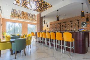 Istumisnurk majutusasutuses Hotel Pharos