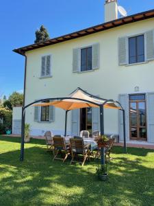 Zahrada ubytování Casa le Rondini Toscana