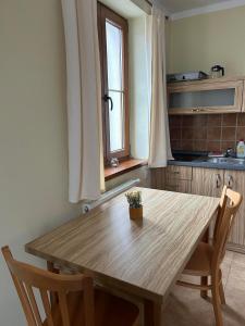 Kuchyňa alebo kuchynka v ubytovaní Apartmány F - chata SVOBODĚNKA