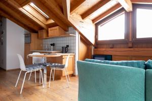 Kuchyň nebo kuchyňský kout v ubytování Chalet Vedig