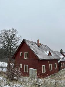 Apartmány F - chata SVOBODĚNKA v zime