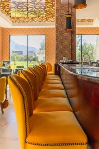 Istumisnurk majutusasutuses Hotel Pharos