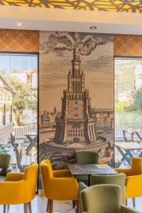 Istumisnurk majutusasutuses Hotel Pharos