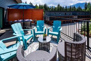 Balkón nebo terasa v ubytování Peak Paradise by Revelstoke Vacations