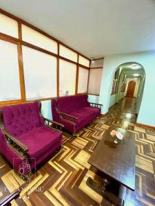 Posezení v ubytování Inkas Peru Hostal