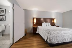 Postel nebo postele na pokoji v ubytování Econo Lodge