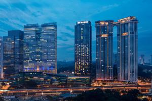 Nespecifikovaný výhled na destinaci Kuala Lumpur nebo výhled na město při pohledu z hotelu