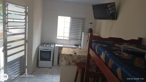 Η κουζίνα ή μικρή κουζίνα στο Chalé do Bosco