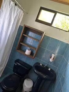 Hostel Gaia Zo-é tesisinde bir banyo