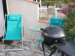 Gril dostupný pro hosty v vily