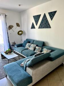 Posezení v ubytování Ocean View Chambre