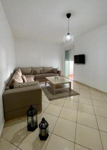Posezení v ubytování appartement chams