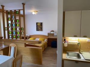 Area soggiorno di Samoobslužný hotel Vydra