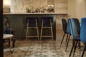 Area soggiorno di Palazzo Castagna Boutique Hotel