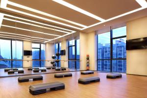 O centro de fitness e/ou as comodidades de fitness de Wanda Realm Huangshi