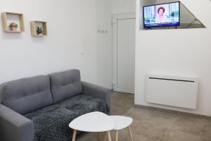Μια τηλεόραση ή/και κέντρο ψυχαγωγίας στο Appartement F2 Bouchain
