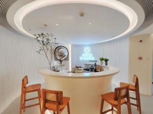 Lounge alebo bar v ubytovaní Ming-Sanshui Gleam B&B