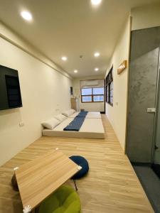 Katil atau katil-katil dalam bilik di Lively little tree