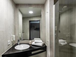 Koupelna v ubytování B&B Hotel Neuss