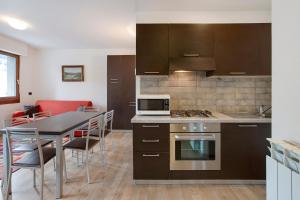 Köök või kööginurk majutusasutuses Le Sorgenti