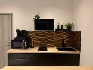 Dapur atau dapur kecil di Eden Spa ST Etienne +3 gambar