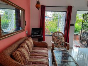 Posezení v ubytování Villa Mogra